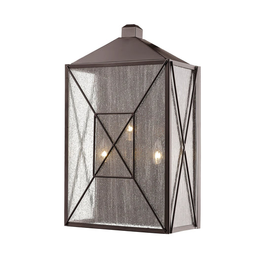 Millennium 2643-PBZ | Caswell 3-Light 22-in Powder Coat Bronze Dark Sky Outdoor Wall Light