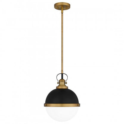 Quoizel QPP5352MBK | Sullivan 1 Light 11 inch Matte Black Mini Pendant Ceiling Light, Small
