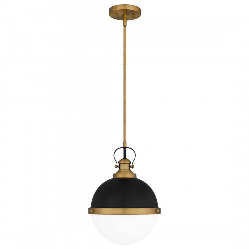 Quoizel QPP5352MBK | Sullivan 1 Light 11 inch Matte Black Mini Pendant Ceiling Light, Small