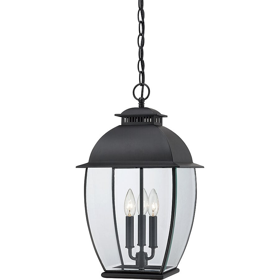 Quoizel BAN1511K | Bain 3 Light 12" Wide Taper Candle Pendant