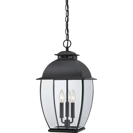 Quoizel BAN1511K | Bain 3 Light 12" Wide Taper Candle Pendant