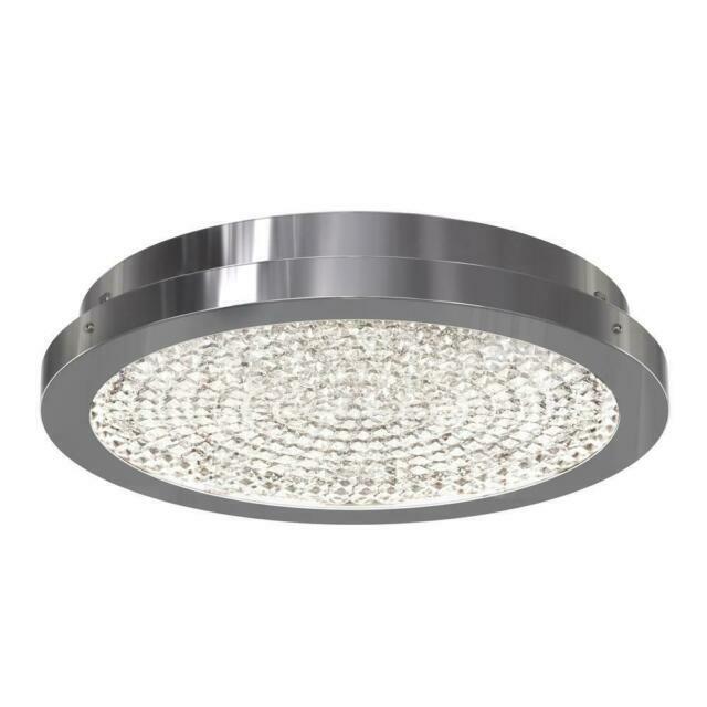 Artika CLGL-HD1 | 13.5" Flush Mount Ceiling Light in Chrome Finish