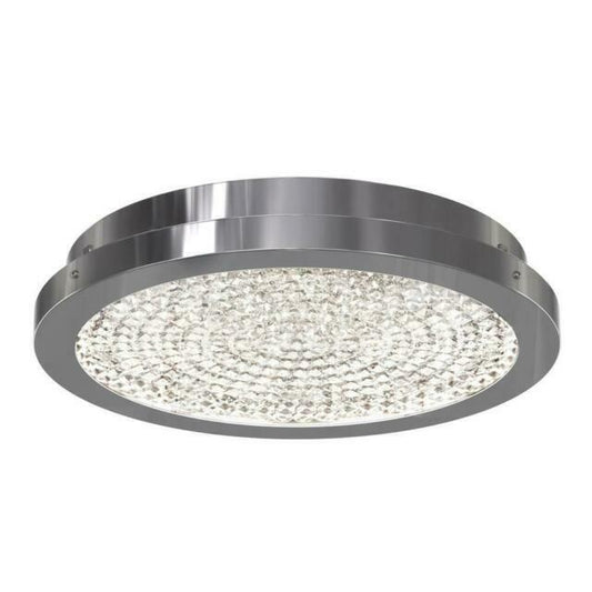 Artika CLGL-HD1 | 13.5" Flush Mount Ceiling Light in Chrome Finish