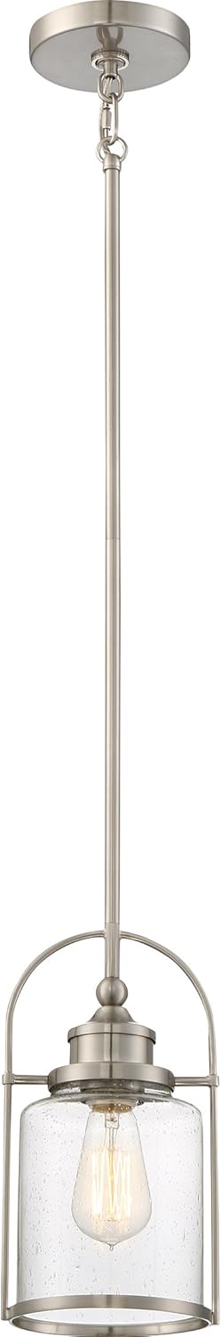 Quoizel QPP2781BN | Payson Single Light 7" Wide Mini Pendant