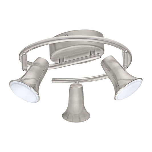 Eglo 201448A | Jumilla 14" Wide LED Fixed Rail Ceiling Fixture in Matte Nickel