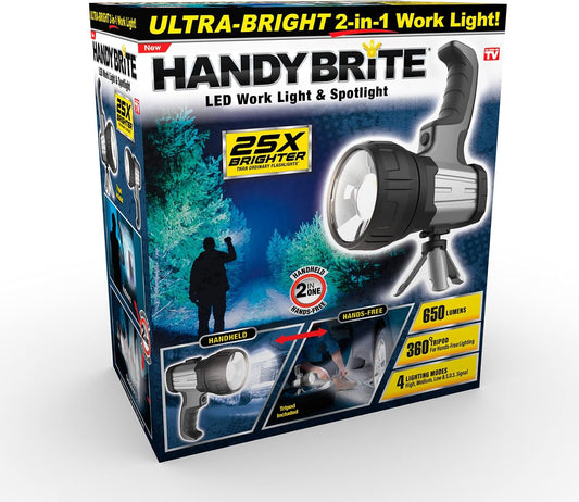 Handy Brite HBT-PD36 | Ultra-Bright LED Cordless 2-in-1 Tripod Work Light