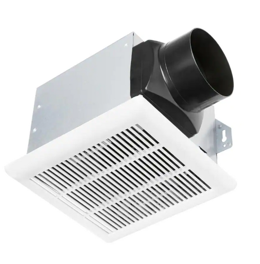 Hampton Bay 1004 156 168 | 80 CFM Ceiling Mount Roomside Installation Bathroom Exhaust Fan, ENERGY STAR