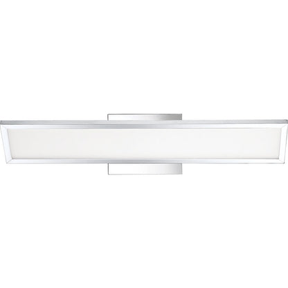 Quoizel PCFH8525C | Flash 24.25-in 1-Light Polished Chrome LED Modern/Contemporary Vanity Light Bar