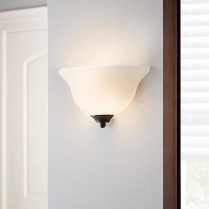 Commercial Electric 1002 514 914 | 1-Light Oil Rubbed Bronze Wall Sconce (2-Pack)