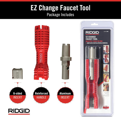 Ridgid 56988 | EZ Change Plumbing Wrench Faucet Installation and Removal Tool