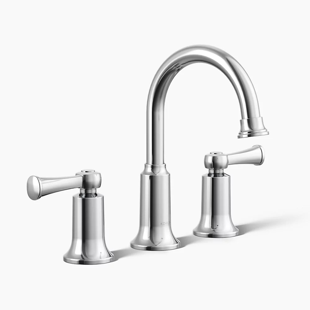 Kohler R21187-4D-CP | Aderlee Widespread Bathroom Sink Faucet, 1.2 gpm in Polished Chrome