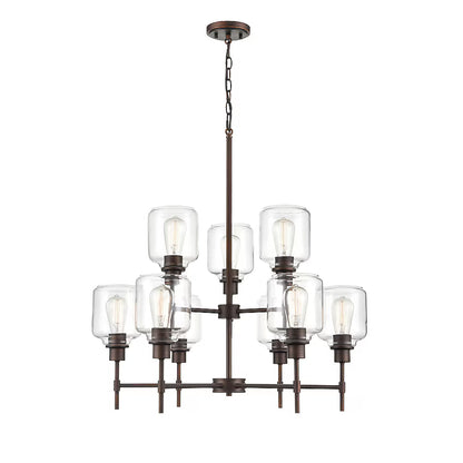 Millennium 6909-RBZ | Asheville 9 Light 30" Wide Chandelier
