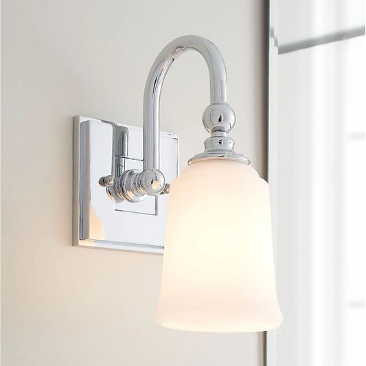 Signature Hardware PHVL2121PC | Antonia 4.75-in W 1-Light Polished Chrome Modern/Contemporary LED Wall Sconce