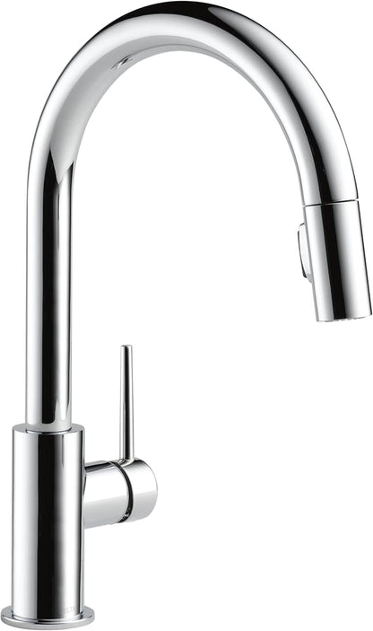 Delta 9159-LS-DST | Trinsic 1.8 GPM Single Hole Pull Down Kitchen Faucet with Limited Swivel