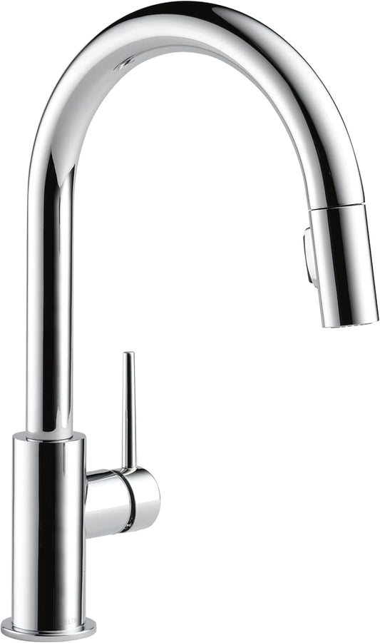 Delta 9159-LS-DST | Trinsic 1.8 GPM Single Hole Pull Down Kitchen Faucet with Limited Swivel