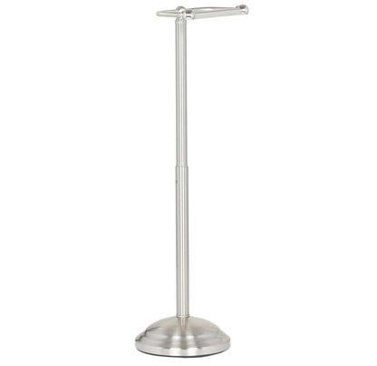 Delta 138293-BN1 | Greenwich Telescoping Free Standing Pivoting Toilet Paper Holder Bath Hardware Accessory in Brushed Nickel