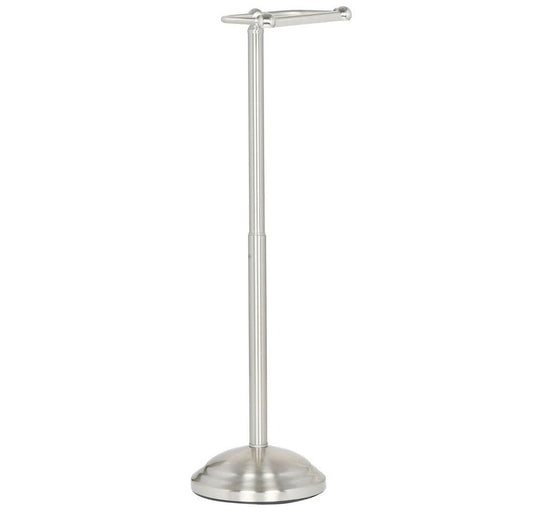 Delta 138293-BN1 | Greenwich Telescoping Free Standing Pivoting Toilet Paper Holder Bath Hardware Accessory in Brushed Nickel