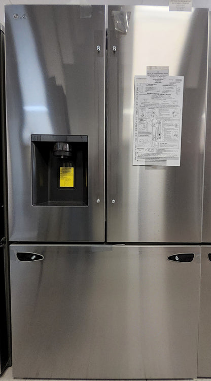 LCFC26XSS LG 26 cu. ft. Smart Counter-Depth MAX French Door Refrigerator with Dual Ice Makers in PrintProof Stainless Steel