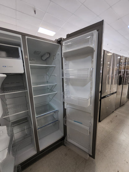 Frigidaire-25-6-cu-ft-Side-by-Side-Refrigerator-with-Ice-Maker-Easycare-Stainless-Steel-ENERGY-STAR MODEL #FRSS26L3AF5