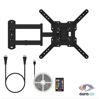 Tzumi 8307HD | Aura LED Color Home TV Mount Combo Pack