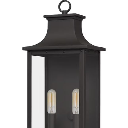 Quoizel ABY8408OZ | Abernathy 2 Light 20" Tall Outdoor Wall Sconce in Old Bronze