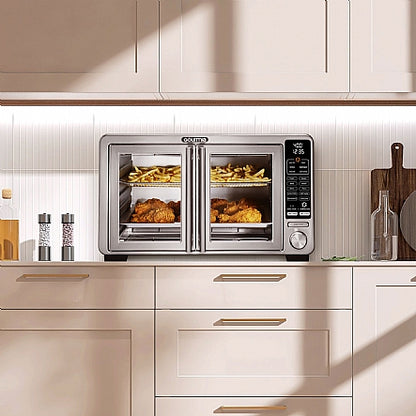 Used Gourmia XL 45 Quart Digital Countertop Oven with Air Fry and Temperature Probe