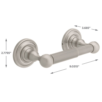 Delta 138281 | Double Post Toilet Paper Holder in Satin Nickel