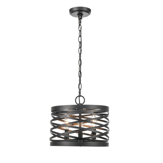 929 Lighting 170022 WI | 2 Light 13.5 inch Pendant Fixture in Weathered Iron