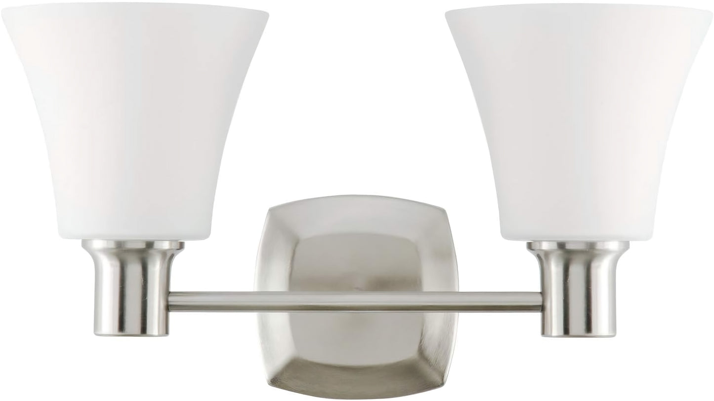 Park Harbor PHVL2222BN | Southern Shores 16" Wide 2 Light Bathroom Fixture