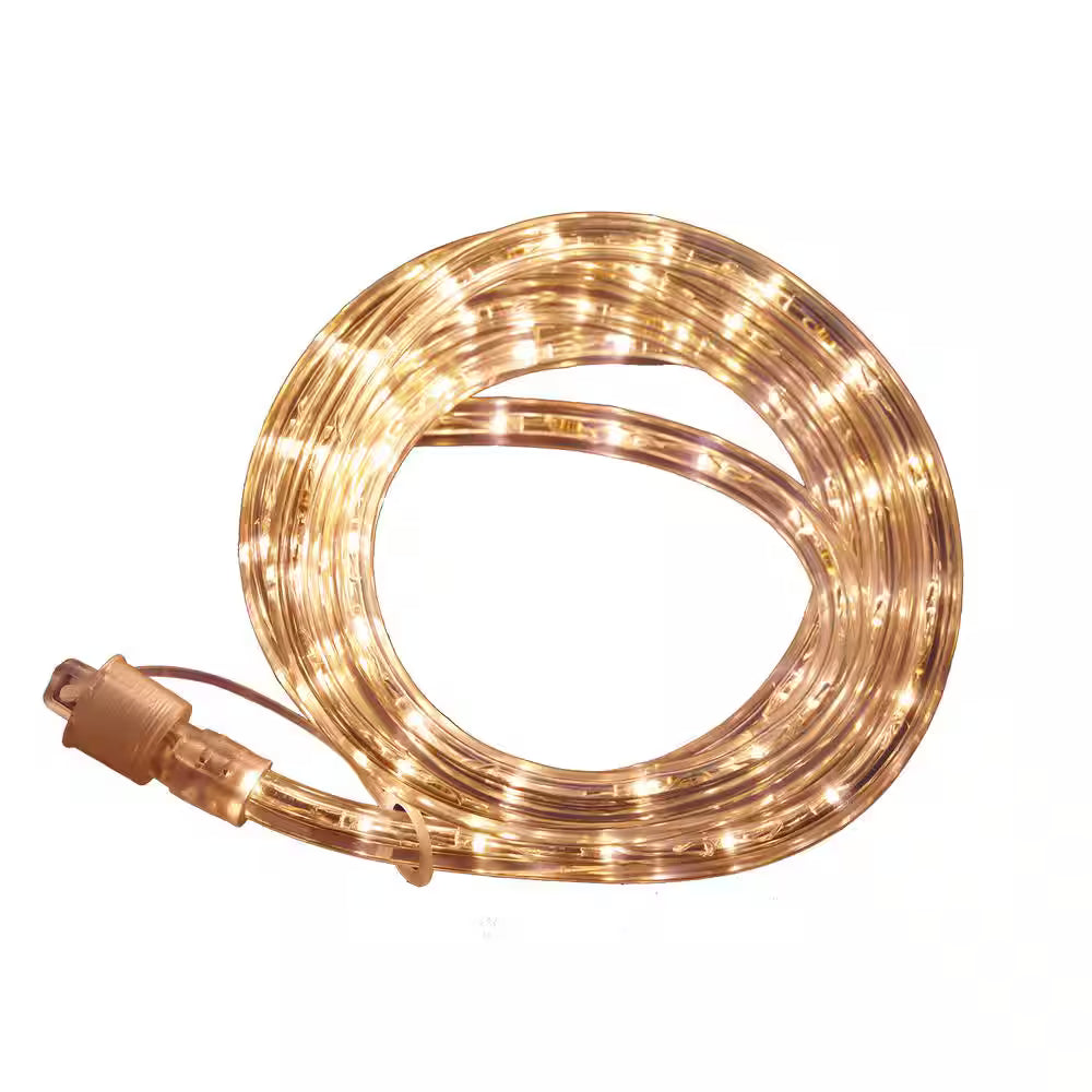 Commercial Electric 1005 580 338 | 8 ft. 120-Volt Line Voltage Warm White Flexible Integrated LED Rope Light