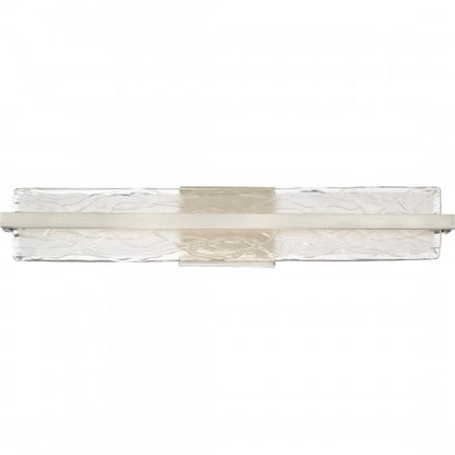 Quoizel PCGL8530BN | Glacial 1 Light 30" Bathroom Vanity Light