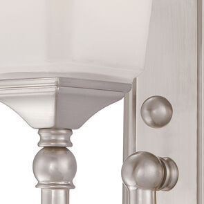 Quoizel NL8601BN | Nicholas 1 Light 7 inch Brushed Nickel Bath Light Wall Light