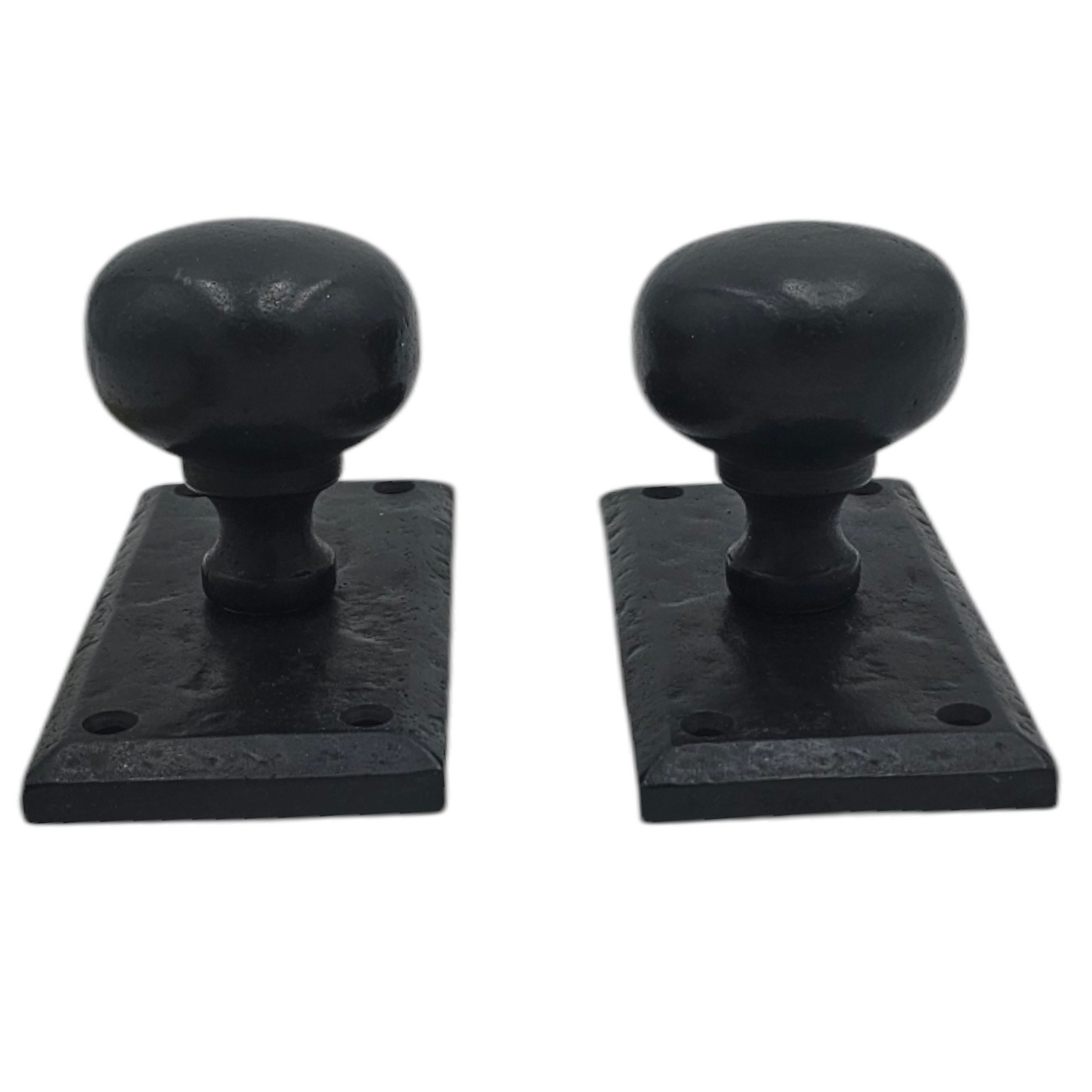 Signature Hardware Marwick Rectangular Solid Bronze Passage Set - Knob w/Spring assistance - No