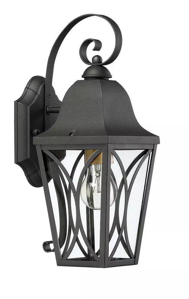 Signature Hardware PHEL4200BBRO | Cardigan 15-3/8 in. 60W 1-Light Outdoor Wall Sconce in Black Bronze