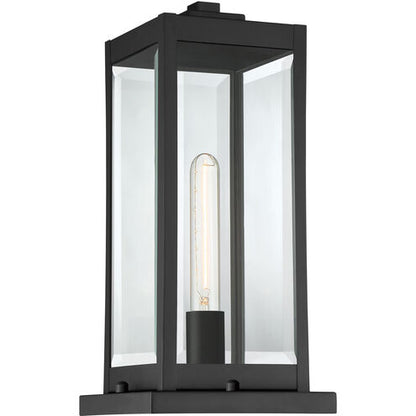 Quoizel WVR9106EK | Westover 1 Light 16 inch Earth Black Outdoor Pier Lantern