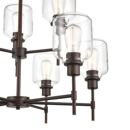 Millennium 6909-RBZ | Asheville 9 Light 30" Wide Chandelier