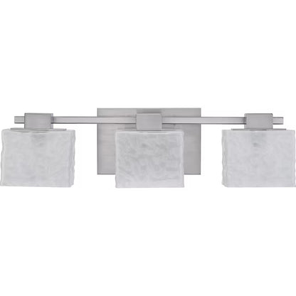 Quoizel MLD8603BN | Melody 3 Light 24 inch Brushed Nickel Bath Light Wall Light