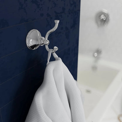 Pfister BRH-VSL0C | Visalia Double Robe Hook in Polished Chrome