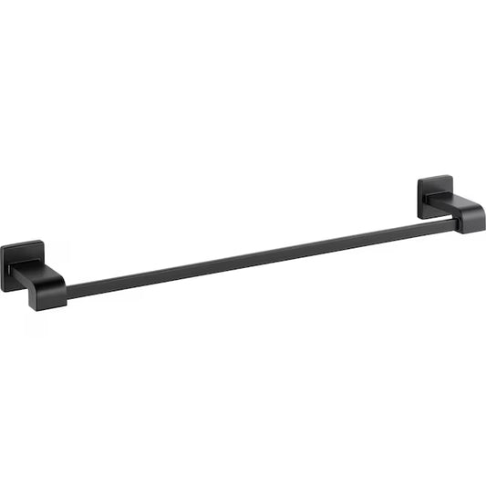 Delta 77524-BL | Ara 24-in Matte Black Wall mount Single Towel Bar