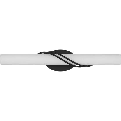 Quoizel PCSQ8525MBK | Serenade 25 inch Matte Black Bath Light Wall Light