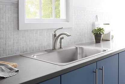 Kohler K-R29671-VS | Linwood Kitchen Sink Faucet, Vibrant Stainless