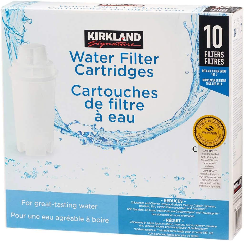 Kirkland Signature Water Filter Cartridge, 10-pack set
