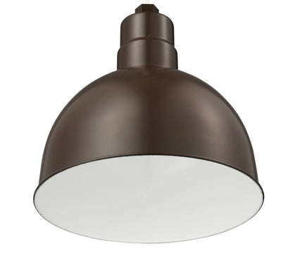 Millennium RDBS12-NB | RLM 1 Light 12" Wide Outdoor Dome Shade