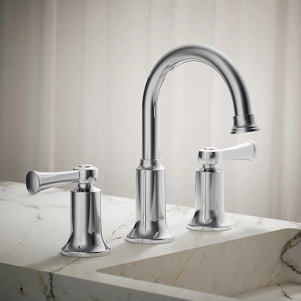 Kohler R21187-4D-CP | Aderlee Widespread Bathroom Sink Faucet, 1.2 gpm in Polished Chrome