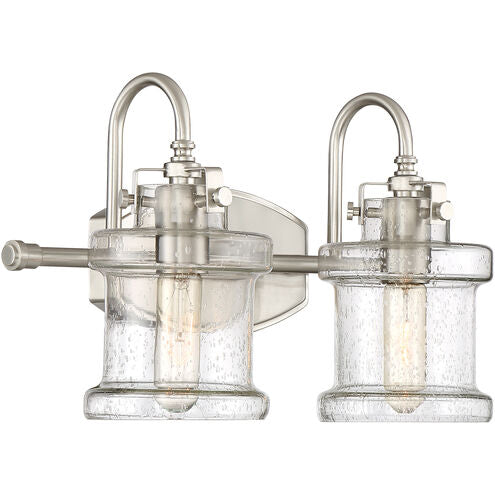 Quoizel DNY8602BN | Danbury 2 Light 16 inch Brushed Nickel Bath Light Wall Light