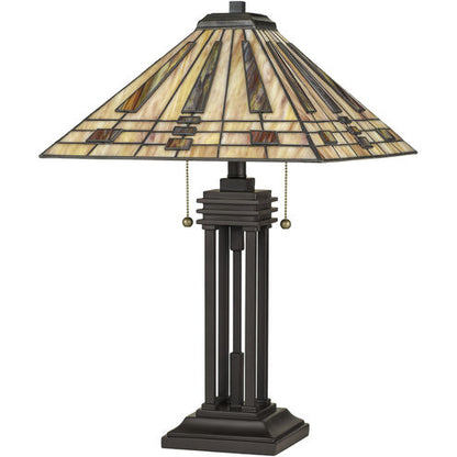 Quoizel TF5209TWT | Stevie 24 inch 75 watt Western Bronze Table Lamp Portable Light