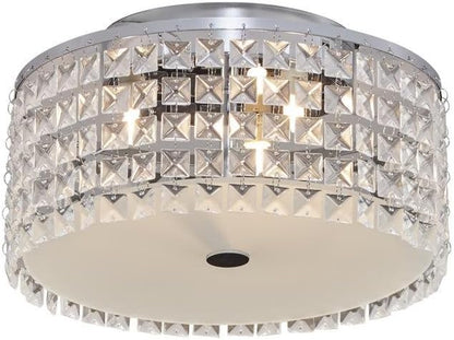 Hampton Bay 1000 051 631 | Glam Cobalt 3-Light Flush Mount Ceiling Fixture