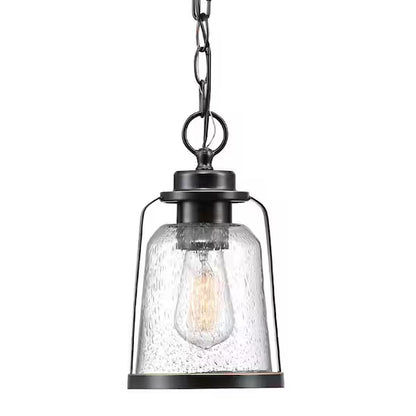 Globe Electric 1003 239 547 | Roth 1-Light Oil Rubbed Bronze Outdoor Indoor Hanging Pendant