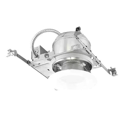 Commercial Electric 1002 748 445 | (4 Pack) 6 in. White Integrated LED Recessed Trim Kit