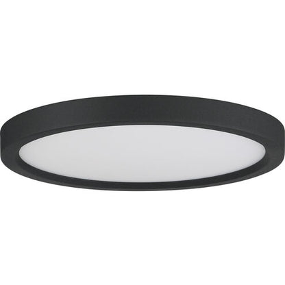 Quoizel OST1711EK | Outskirts 11 inch Earth Black Flush Mount Ceiling Light